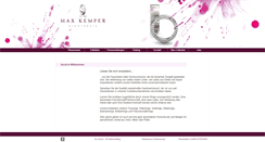 Desktop Screenshot of max-kemper.de